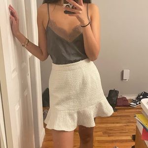 Grace Kim Ruffle Wool Skirt